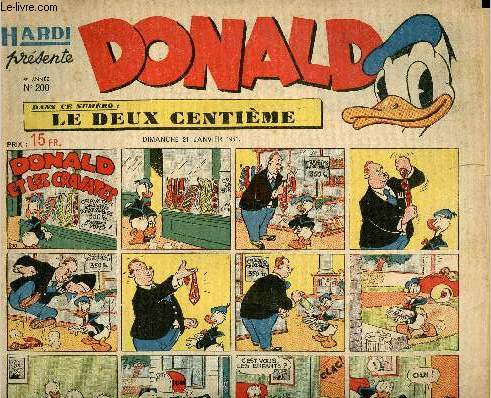 Donald (Hardi prsente) - n 200 - 21 janvier 1951 - Donald et les cravates