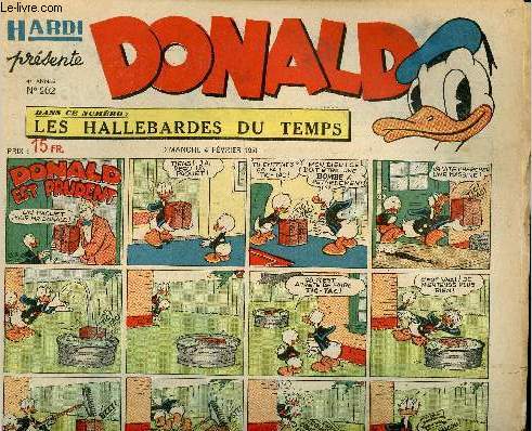 Donald (Hardi prsente) - n 202 - 4 fvrier 1951 - Donald est prudent