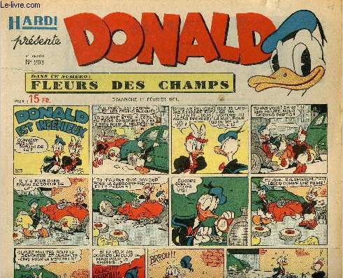 Donald (Hardi prsente) - n 203 - 11 fvrier 1951 - Donald est ingnieux