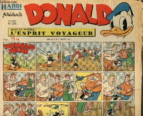 Donald (Hardi prsente) - n 206 - 4 mars 1951 - Donald pche