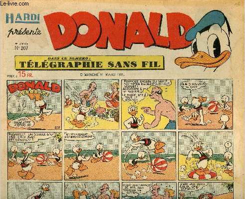 Donald (Hardi prsente) - n 207 - 11 mars 1951 - Donald acrobate
