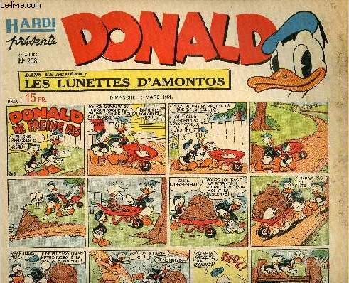 Donald (Hardi prsente) - n 208 - 18 mars 1951 - Donald ne freine pas