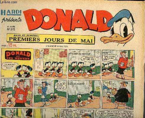 Donald (Hardi prsente) - n 215 - 6 mai 1951 - Donald et ses neveux