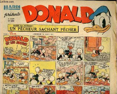 Donald (Hardi prsente) - n 230 - 19 aot 1951 - Donald et les souris
