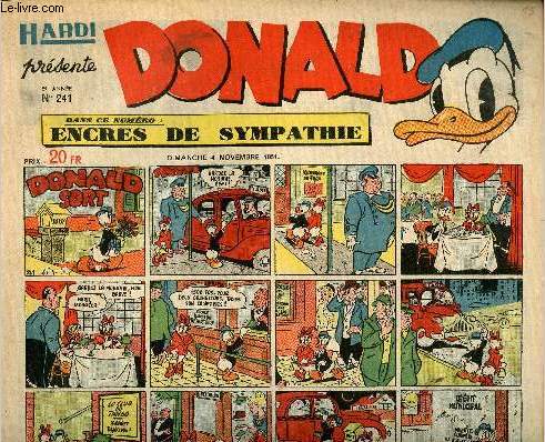 Donald (Hardi prsente) - n 241 - 4 novembre 1951 - Donald sort