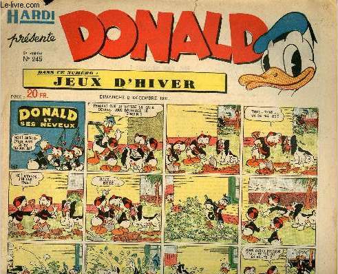 Donald (Hardi prsente) - n 245 - 2 dcembre 1951 - Donald et ses neveux