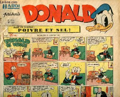 Donald (Hardi prsente) - n 250 - 6 janvier 1952 - Donald se venge