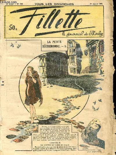 Fillette album - anne 1939 - n1606  1657 - du 1er janvier au 24 dcembre 1939 - ,La petite bcheronne - Mimidou - Le chevalier mystrieux - La fleur enchante - La petite protge de Louis XI - ...