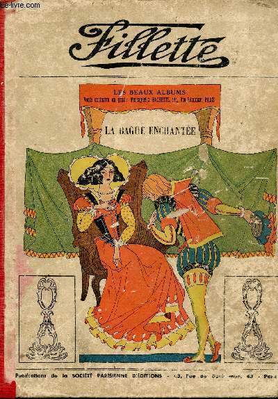 Fillette album - anne 1935 - n1399  1449 - du 13 janvier au 29 dcembre 1935 - La princesse poupe - La reine des nains - La bague enchante - ...