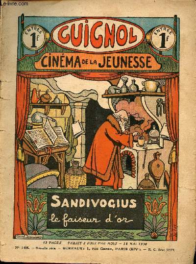 Guignol - nouvelle srie - n 145 - 18 mai 1930 - Les plumes du paon par Jean de Belcayre - Vlan ! Par terre par Flix Geofroy - L'explorateur malgr lui par J. De Fervacques - Jean du pot d'eau par Jean Duclos - Le cadeau d'Amrique par Delcou - ...