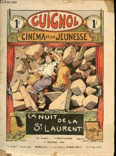 Guignol - nouvelle srie - n 210 - 9 octobre 1932 - Le perroquet par Gringoire - Les cumeurs de Ceylan par Max-Andr Dazergues - Haine farouche par Liverani - inculp par Aufresne - ...