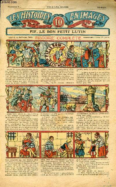 Histoires en images - n 7 - 21 avril 1921 - Pif, le bon petit lutin