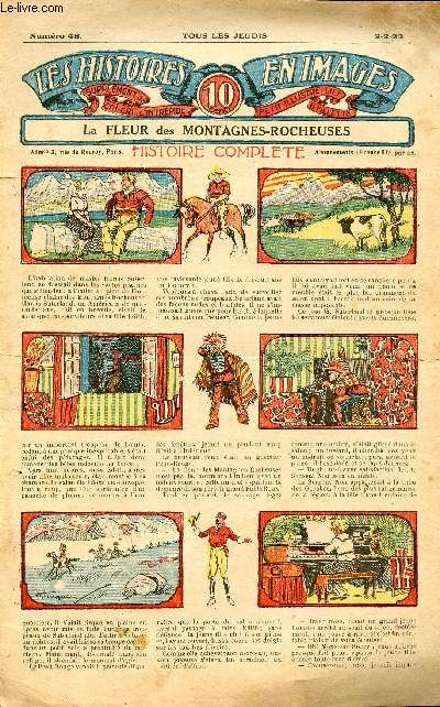 Histoires en images - n 48 - 2 fvrier 1922 - La fleur des montagnes-rocheuses par Paul Darcy