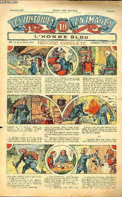 Histoires en images - n 65 - 1er juin 1922 - L'homme bleu