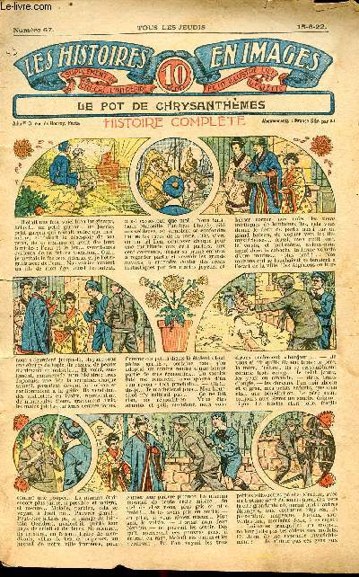 Histoires en images - n 67 - 15 juin 1922 - Le pot de chrysanthmes par H. Steimer