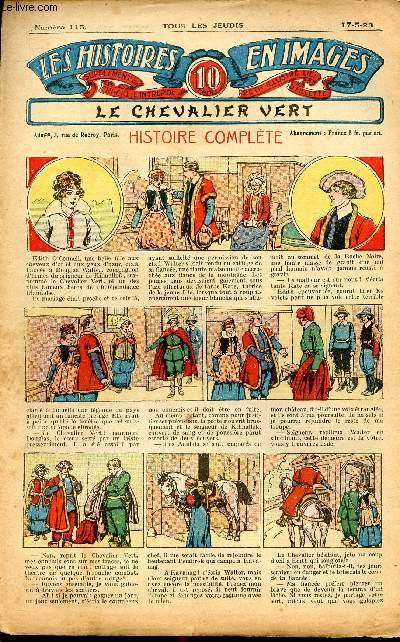 Histoires en images - n 115 - 17 mai 1923 - le chevalier vert par Rgine Vran