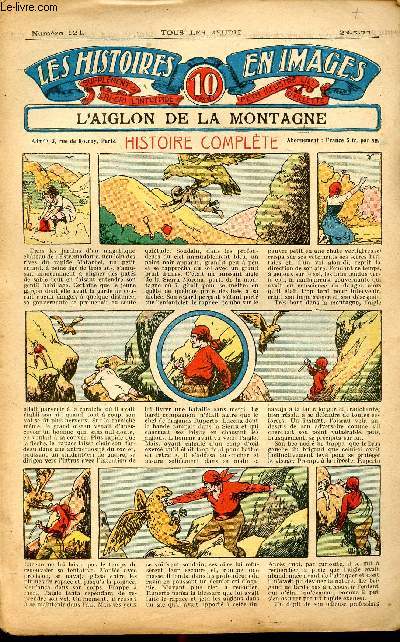 Histoires en images - n 121 - 28 mai 1923 - L'aiglon d ela montagne par Eck-Bouillier