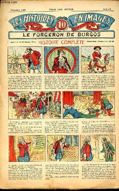 Histoires en images - n 148 - 3 janvier 1924 - La forgeron de Burgos par P.A.