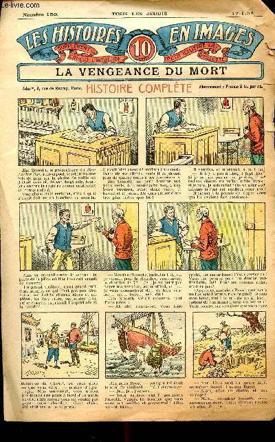 Histoires en images - n 150 - 17 janvier 1921 - La vengeance du mort par Jos Moselli