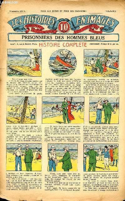 Histoires en images - n 211 - 12 mars 1925 - Prisonniers des hommes bleus par Paul Salmon