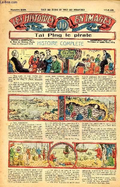 Histoires en images - n 228 - 10 mai 1925 - Ta Ping le pirate par V. Graud