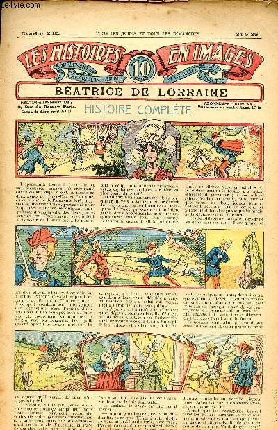 Histoires en images - n 232 - 24 mai 1925 - Batrice de Lorraine par Eck-Bouillier