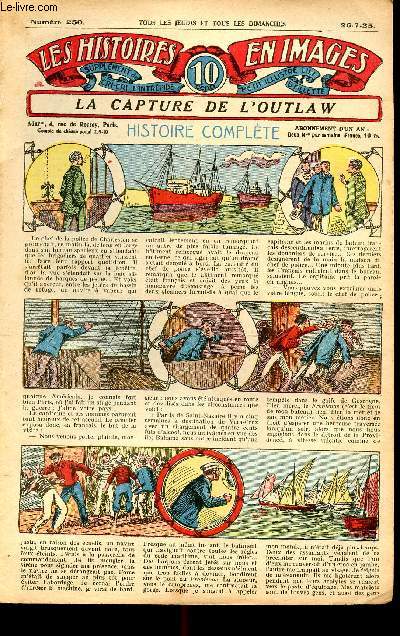 Histoires en images - n 250 - 26 juillet 1925 - La capture de l'Outlaw