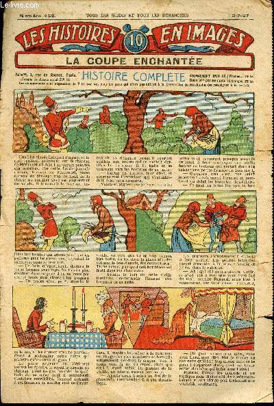 Histoires en images - n 452 - 3 juillet 1927 - La coupe enchante