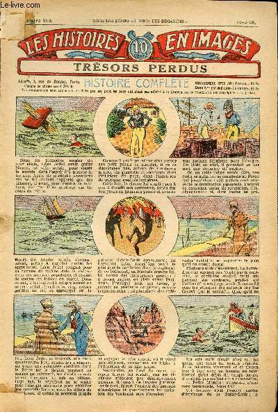 Histoires en images - n 518 - 19 fvrier 1928 - Trsors perdus par Eck-Bouillier