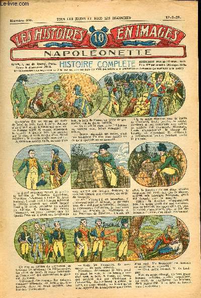 Histoires en images - n 630 - 17 mars 1929 - Napolonette par V. Graud