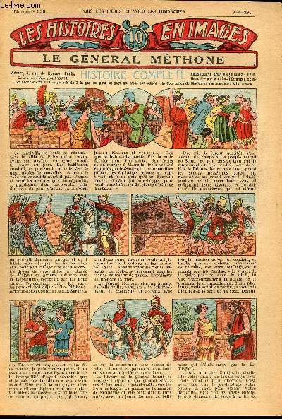 Histoires en images - n 636 - 7 avril 1929 - Le Gnral Mthone