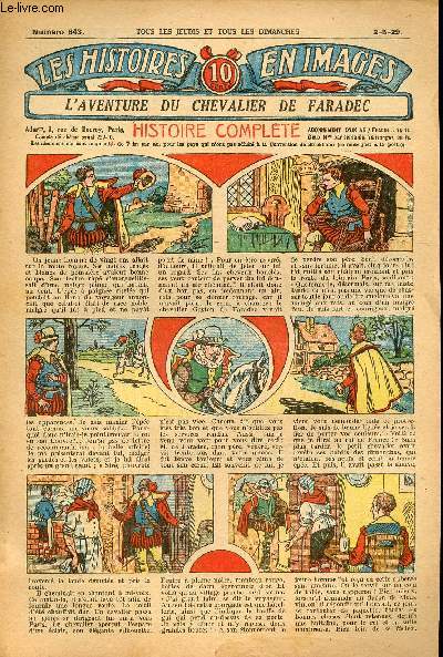 Histoires en images - n 643 - 2 mai 1929 - L'aventure du chevalier de Faradec