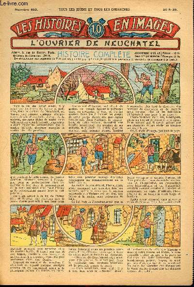 Histoires en images - n 650 - 26 mai 1929 - L'ouvrier de Neuchatel par J. De Nauseroy