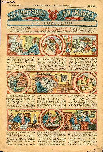 Histoires en images - n 657 - 20 juin 1929 - Le Tumulus par Jo Valle