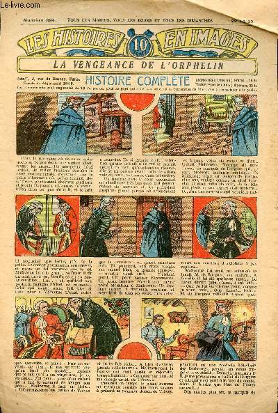 Histoires en images - n 693 - 22 octobre 1929 - La vengeance de l'orphelin
