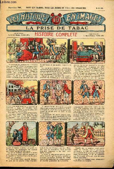 Histoires en images - n 791 - 5 juin 1930 - La prise de Tabac par Zep