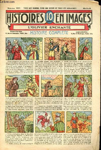 Histoires en images - n 1017 - 15 novembre 1931 - L'olivier enchant par Anne Rehaut
