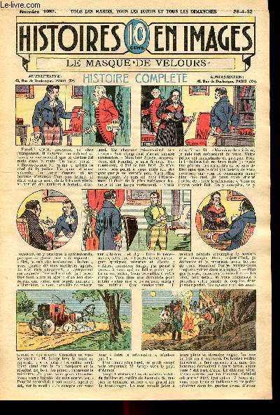 Histoires en images - n 1087 - 26 avril 1932 - Le masque de velours