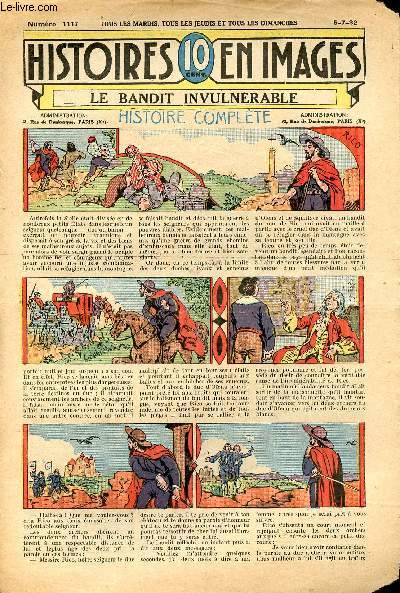 Histoires en images - n 1117 - 5 juillet 1932 - Le bandit invulnrable par Anne Rehaut