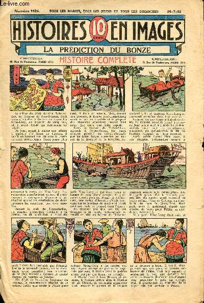 Histoires en images - n 1124 - 21 juillet 1932 - La prdiction du Bonze par Eck-Bouillier