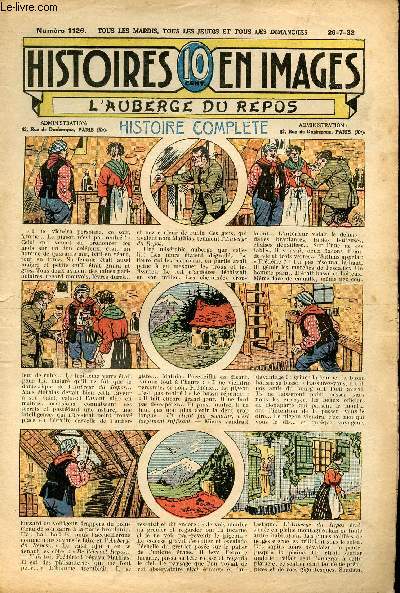 Histoires en images - n 1126 - 26 juillet 1932 - L'auberge du repos