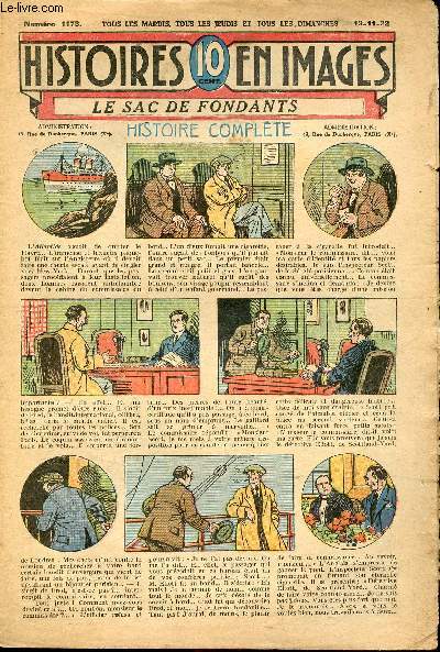 Histoires en images - n 1173 - 13 novembre 1932 - Le sac de fondants