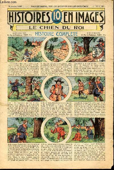 Histoires en images - n 1207 - 31 janvier 1933 - Le chien du roi