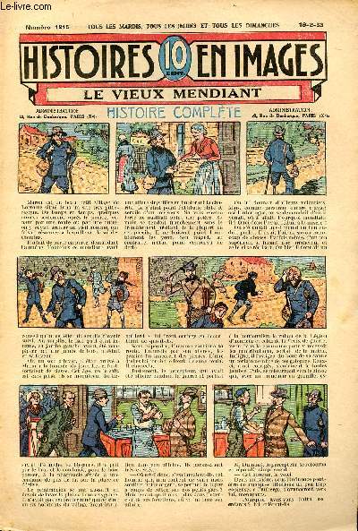 Histoires en images - n 1215 - 19 fvrier 1933 - Le vieux mendiant par V. Graud