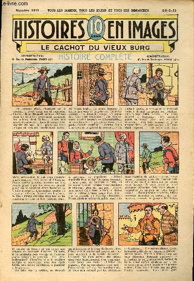 Histoires en images - n 1231 - 28 mars 1933 - Le cachot du vieux Burg