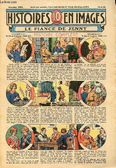 Histoires en images - n 1253 - 18 mai 1933 - Le fianc de Jenny