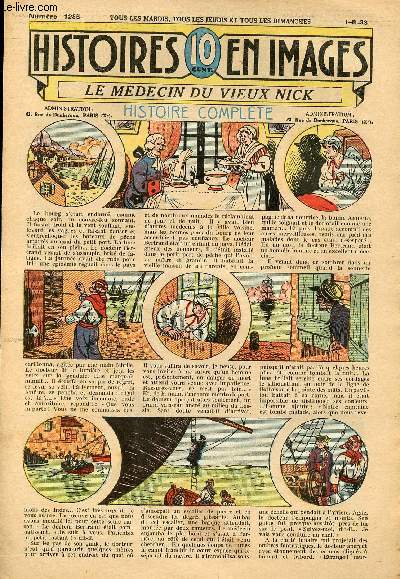 Histoires en images - n 1285 - 1er aot 1933 - Le mdecin du vieux Nick