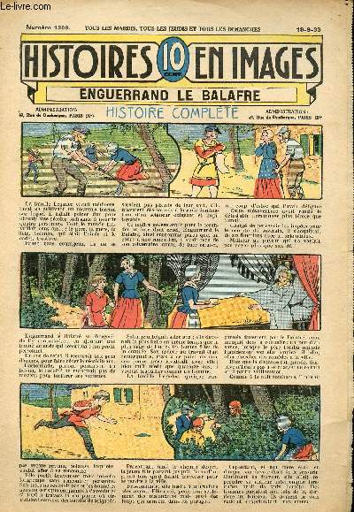 Histoires en images - n 1306 - 19 septembre 1933 - Enguerrand le Balafr par M. Nour