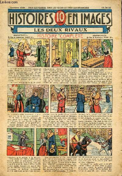 Histoires en images - n 1319 - 19 octobre 1933 - Les deux rivaux par Jo Valle
