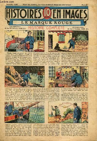 Histoires en images - n 1367 - 8 fvrier 1934 - Le masque rouge